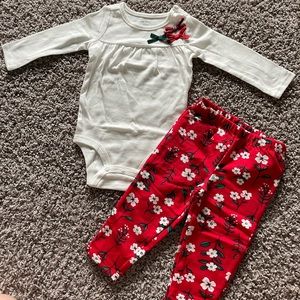 Carter’s baby 12 month 2 piece set. Never worn.